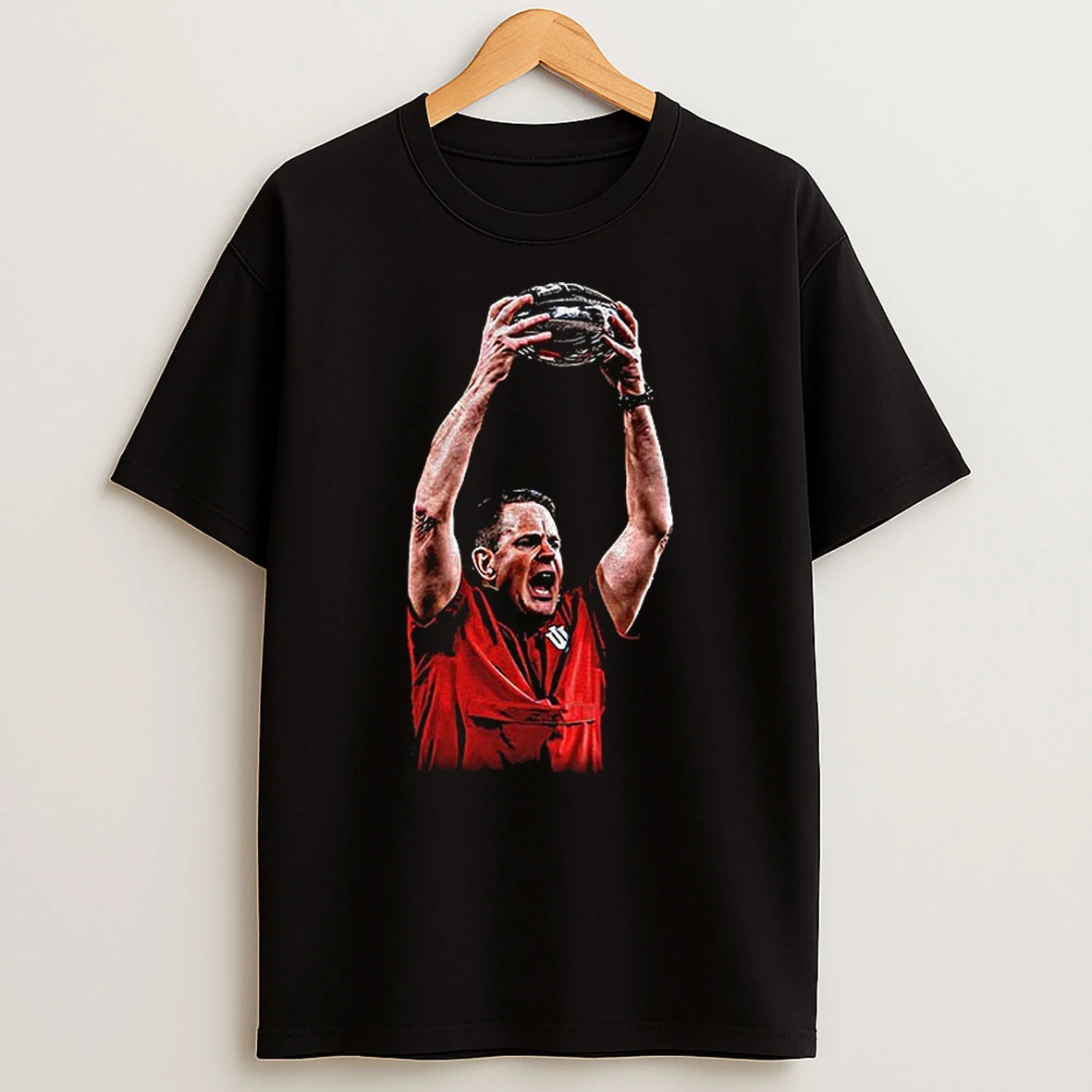Curt Cignetti Coach Possing Indiana Hoosiers 2026 Football T Shirt
