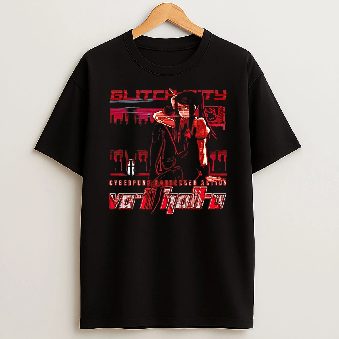 Cyberpunk Bartender Action Va 11 Hall A Jill Stingray T Shirt