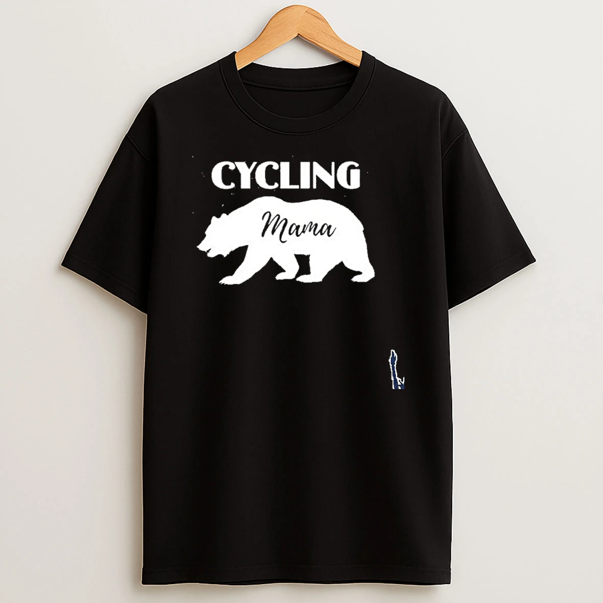 Cycling Bear Mama T Shirt
