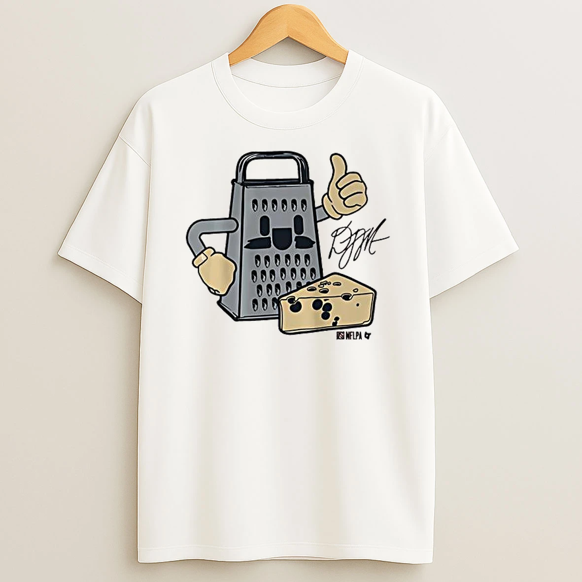 D J Moore Cheese Grater Signature Graphic T Shirt