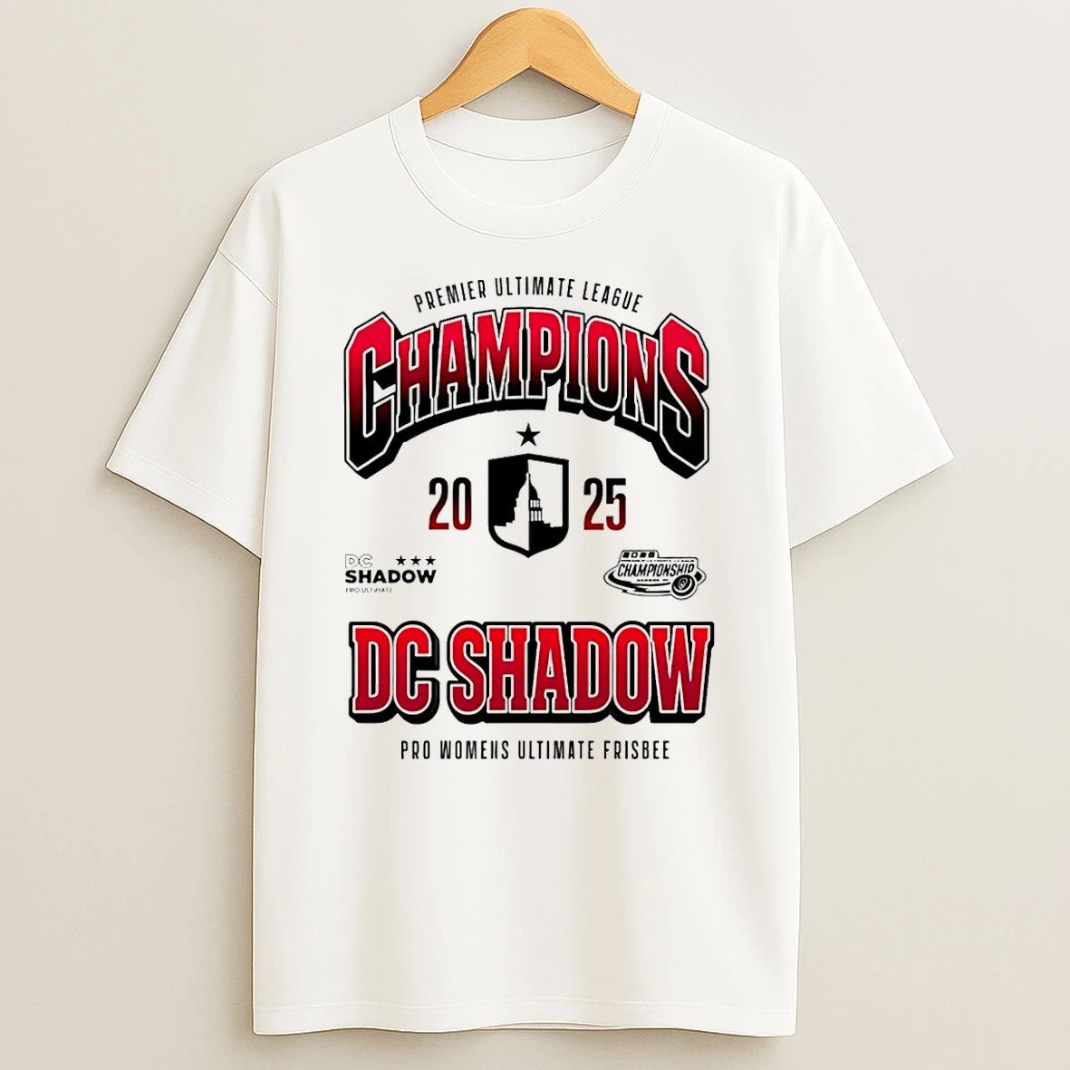 Dc Shadow 2025 Premier Ultimate League Champions T Shirt
