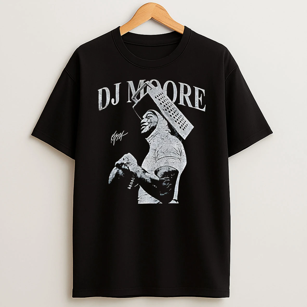Dj Moore The Cheese Grater Signature Chicago Bears Football 90s Style T Shirt