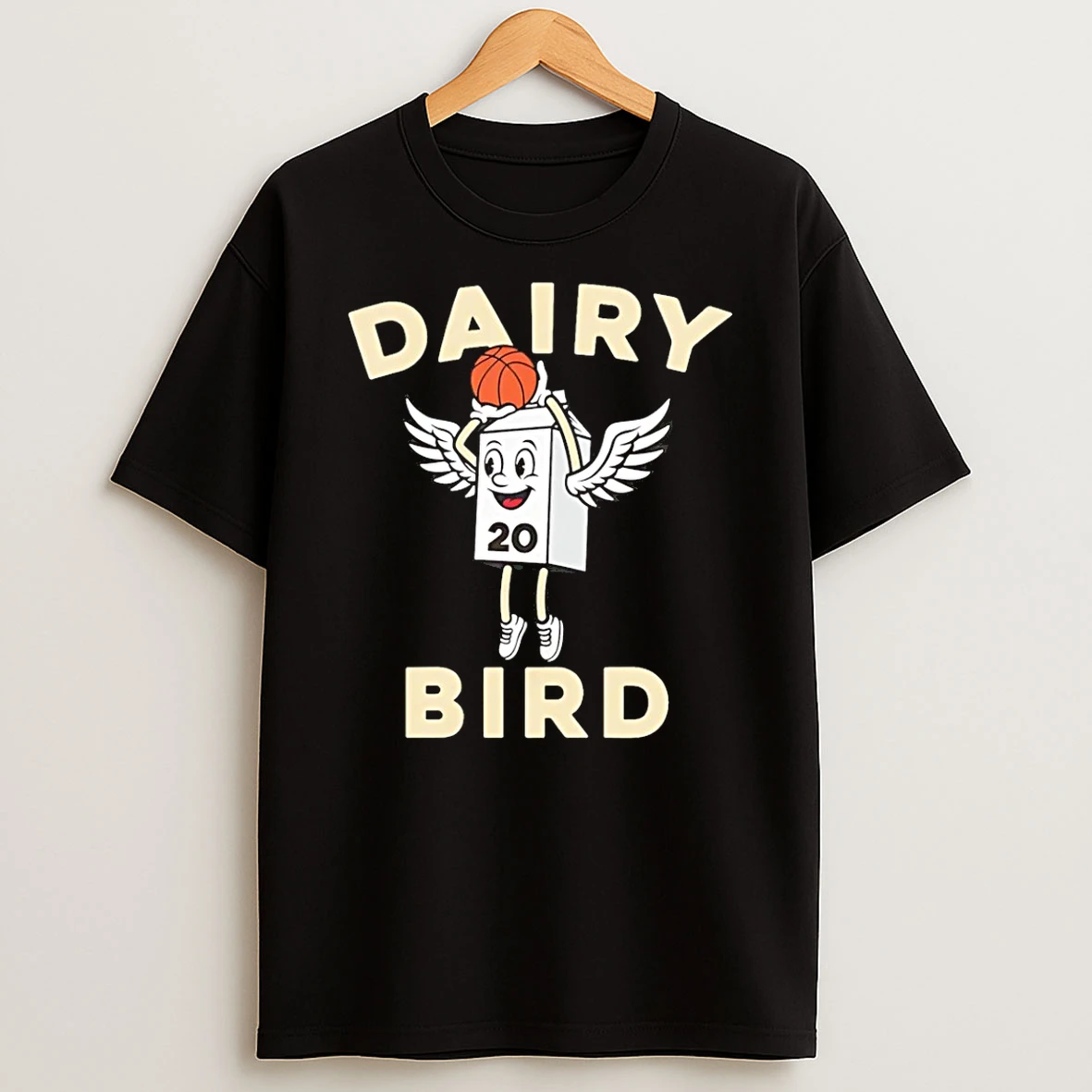 Dairy Bird Basketball T Shirt