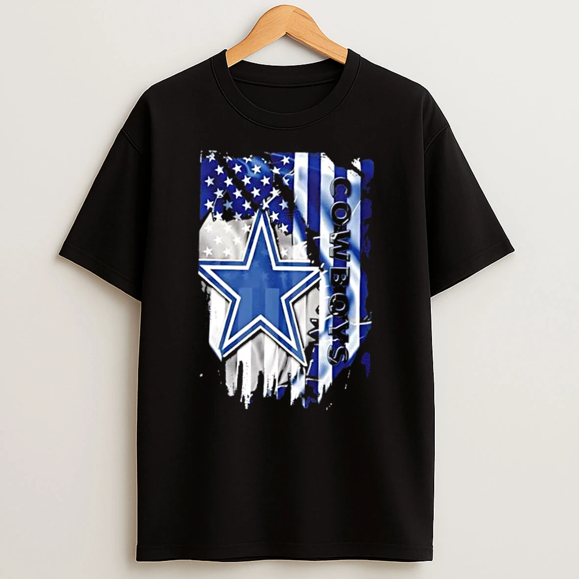 Dallas Cowboys Football X American Flag T Shirt