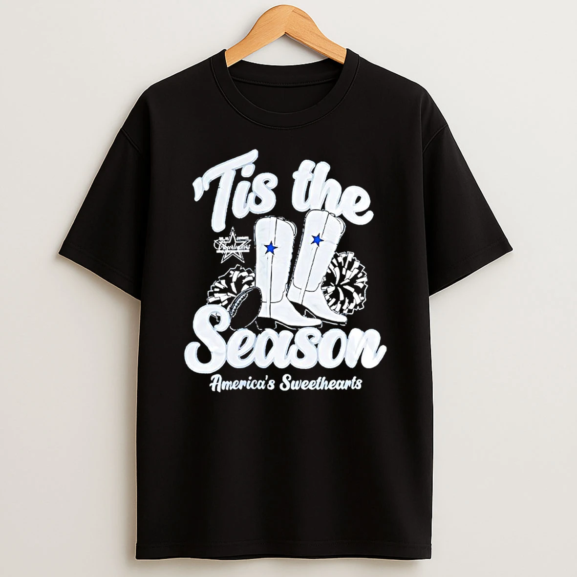Dallas Cowboys Tis The Season Americas Sweethearts 2025 T Shirt