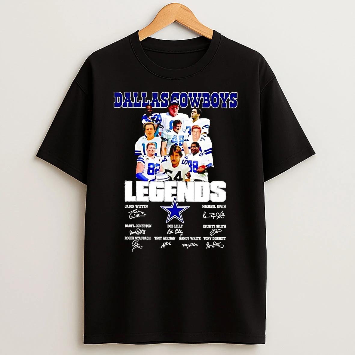 Dallas Cowboys Legends Team Players T Shirt