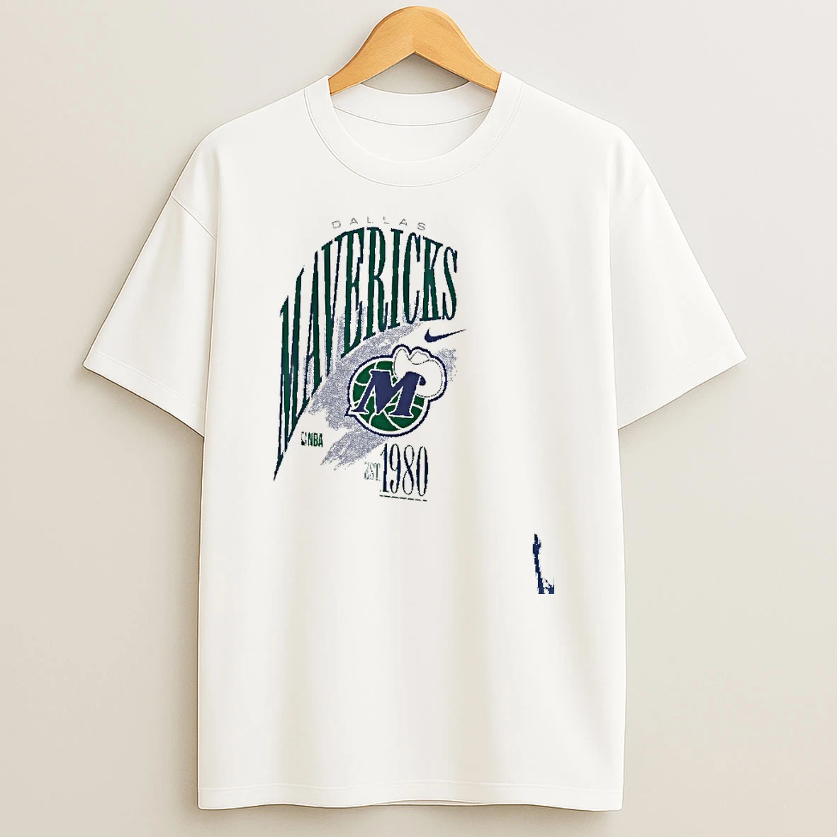 Dallas Mavericks Nike Hardwood Classics Champs Max90 T Shirt
