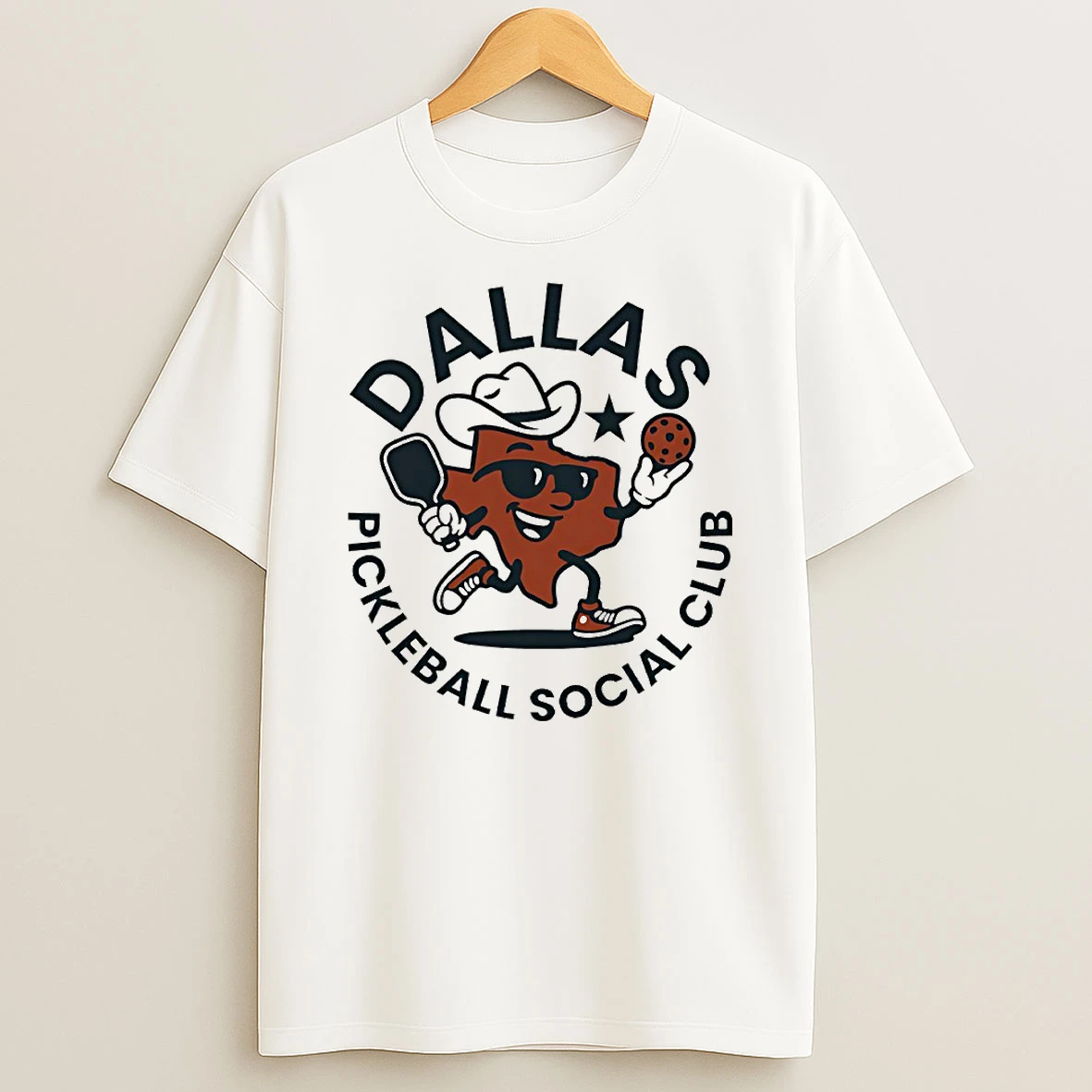 Dallas Pickleball Social Club Circle T Shirt