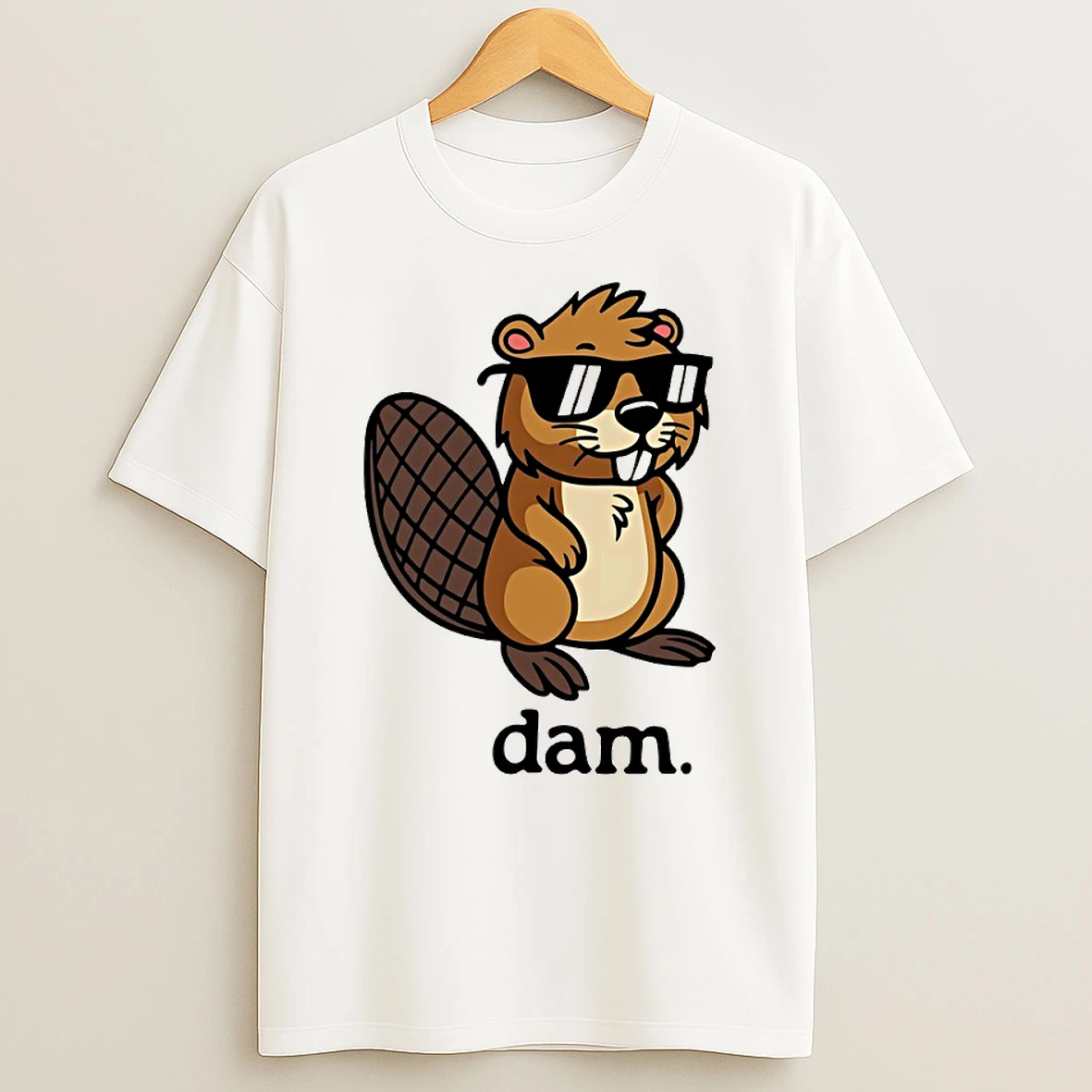 Dam Beaver Circle T Shirt