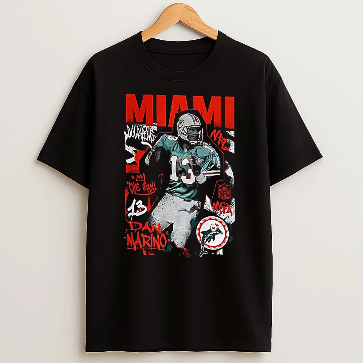 Dan Marino Miami Dolphins Nfl Star Player T Shirt