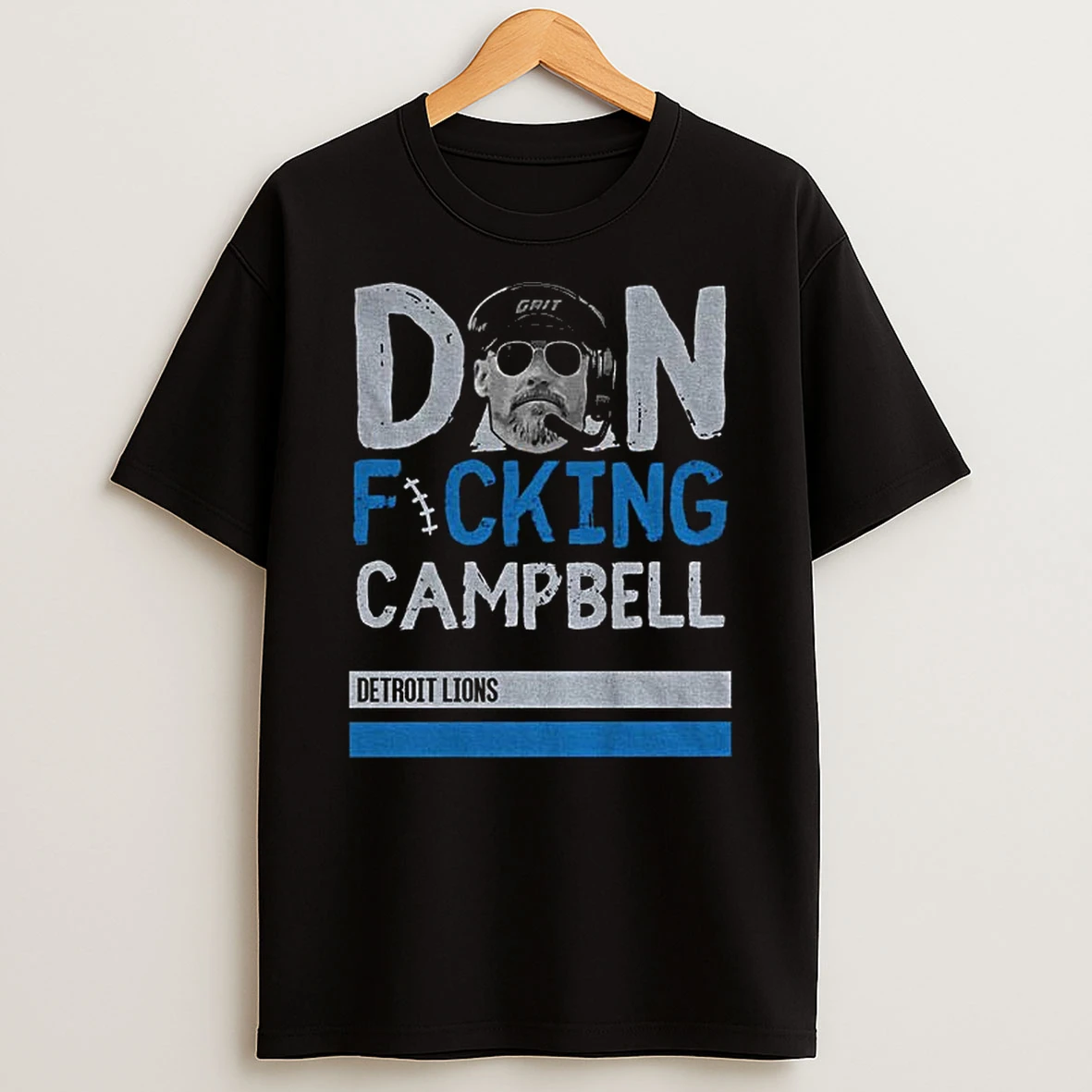 Dan Fucking Campbell Detroit Lions Nfl Football 2025 T Shirt