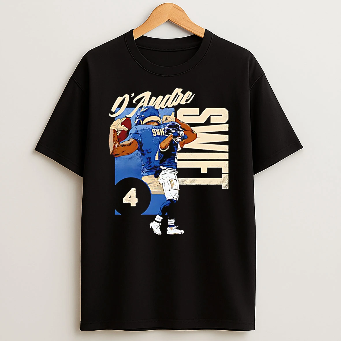 Dandre Swift Chicago Bears Flex Highlight Vintage T Shirt