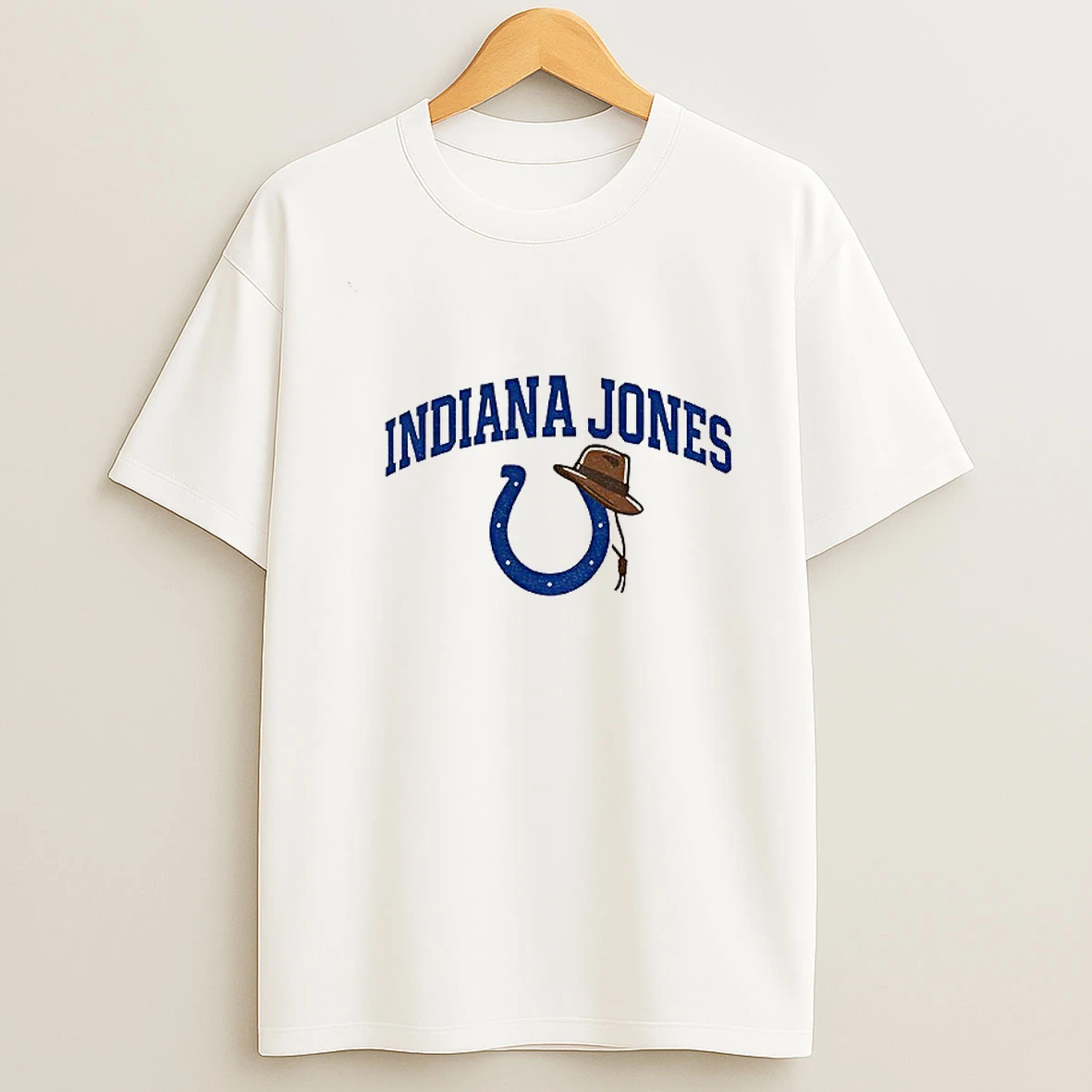 Daniel Jones Colts Retro Indiana Jones T Shirt
