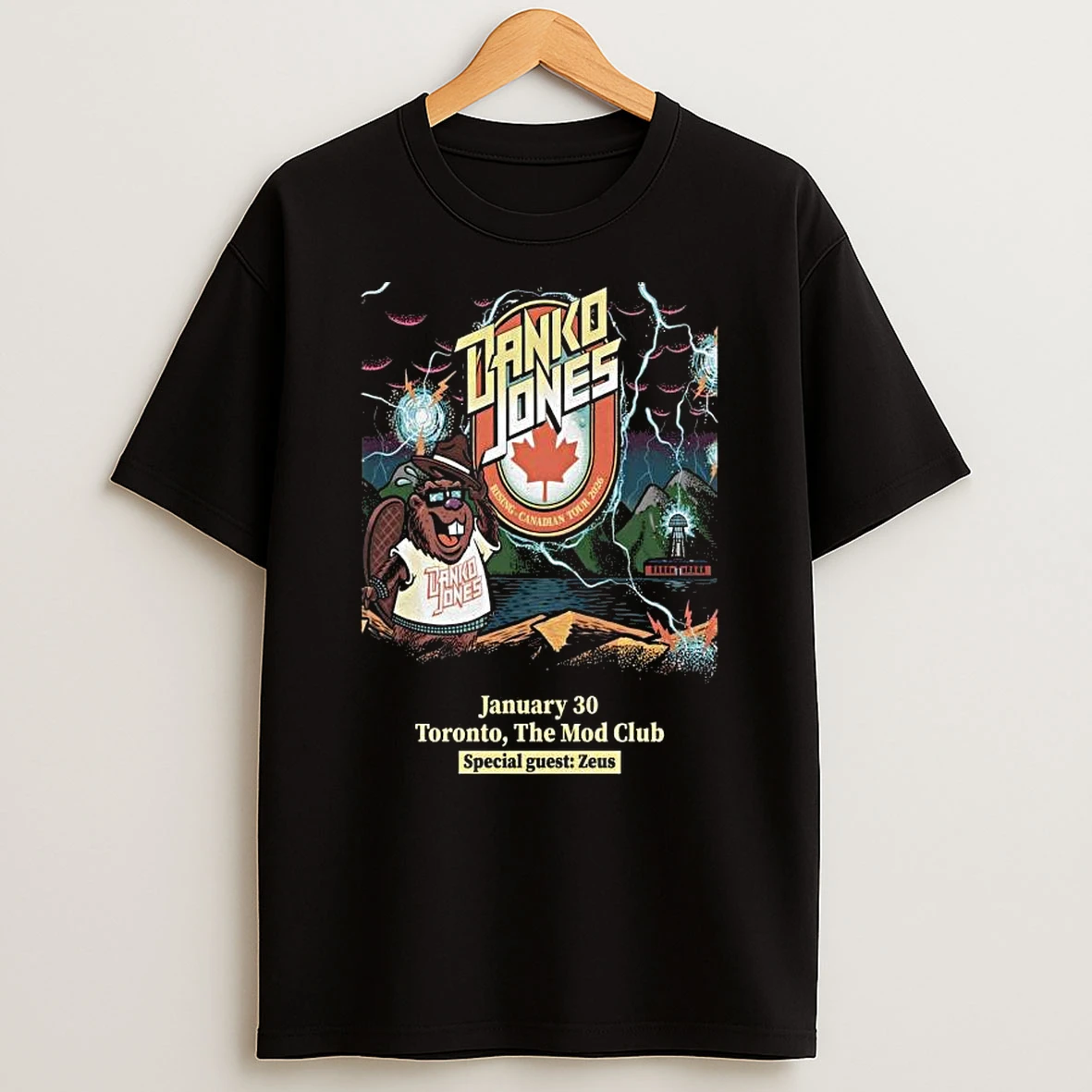 Danko Jones Jan 30 2026 The Mod Club In Toronto On T Shirt