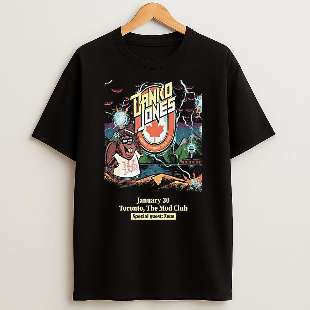 Danko Jones Toronto The Mod Club 1 30 2026 T Shirt