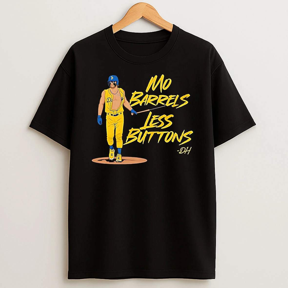 Danny Lehmann Mo Barrels Less Buttons La Dodgers T Shirt