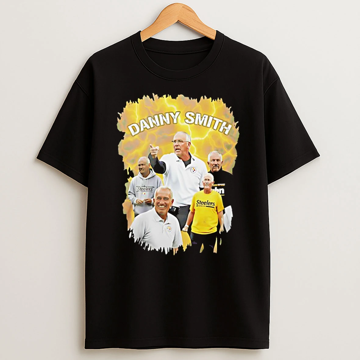 Danny Smith Pittsburgh Steelers Coach Picture Collage T Shirt