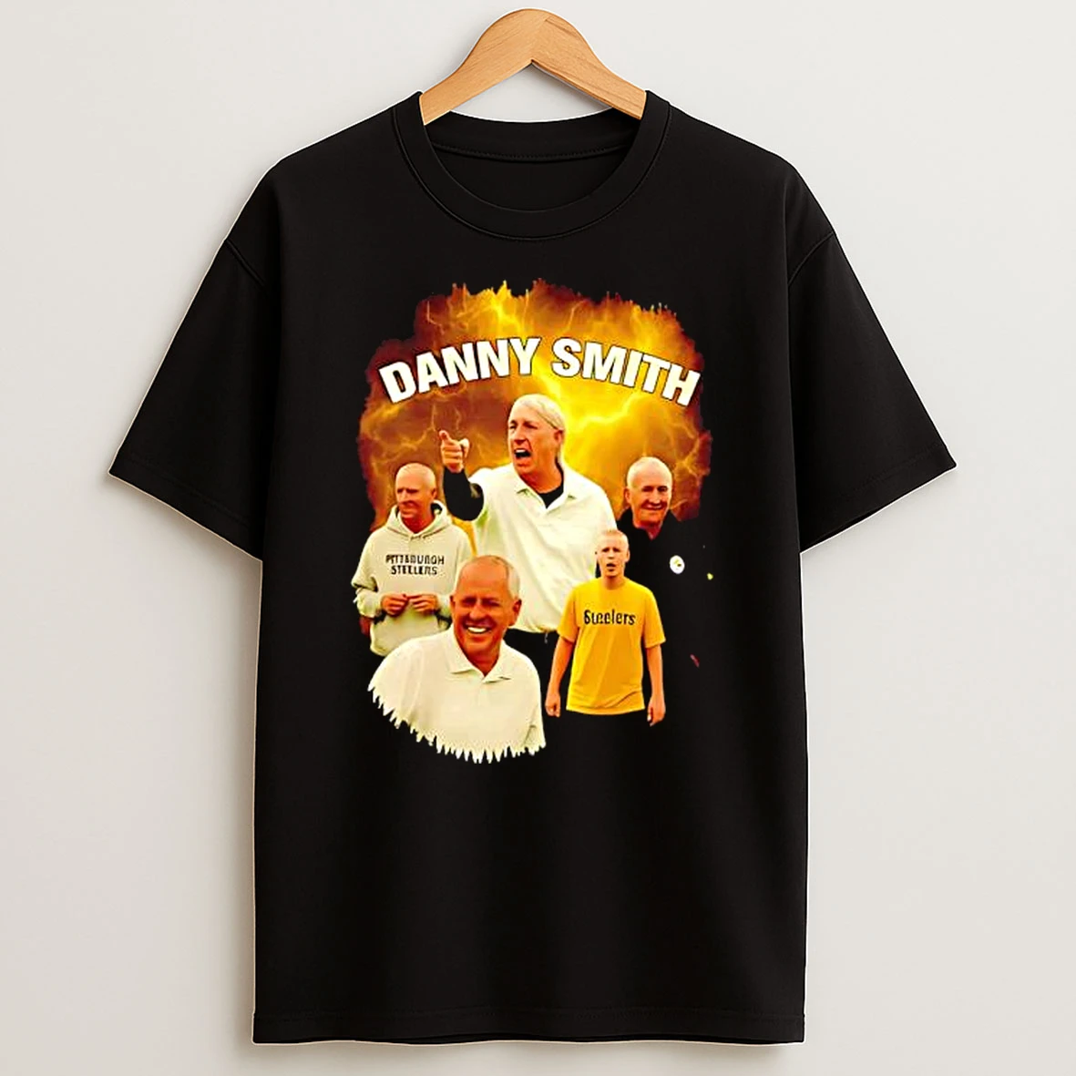 Danny Smith Coach Pittsburgh Steelers Football T Shirt