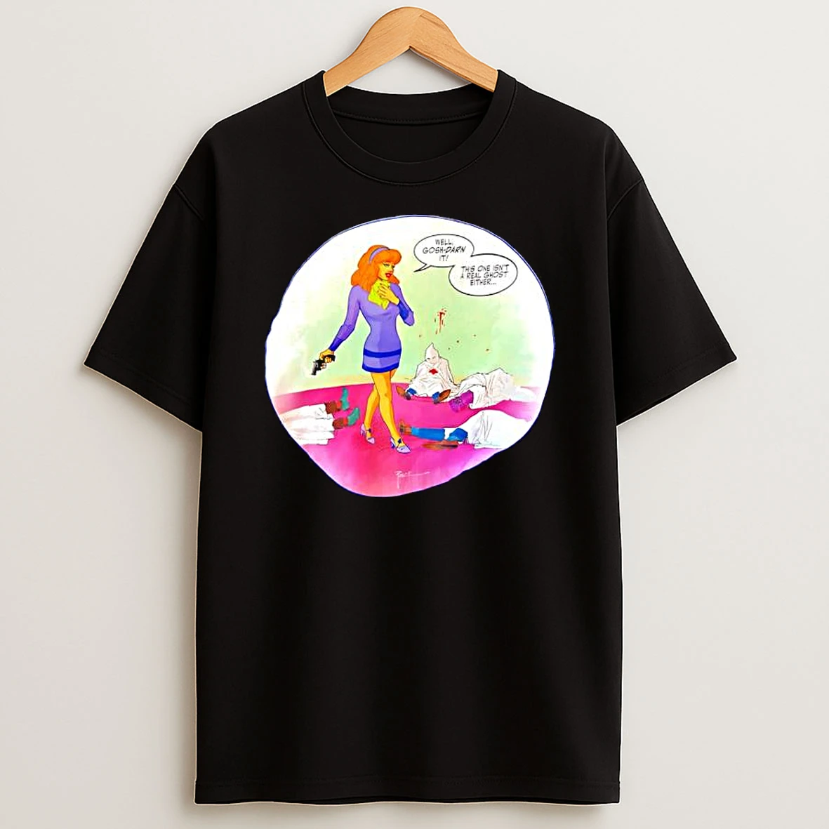 Daphne Blake Standing Several Bodies Ku Klux Klan Robe T Shirt
