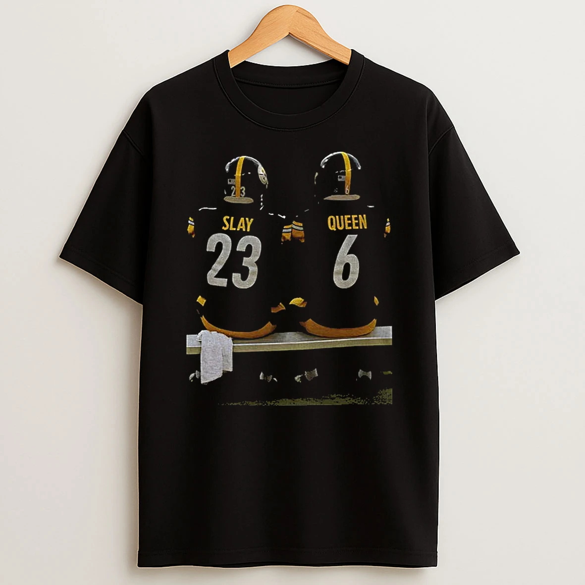 Darius Slay And Patrick Queen Turn Away Pittsburgh Steelers Nfl Football 2025 T Shirt