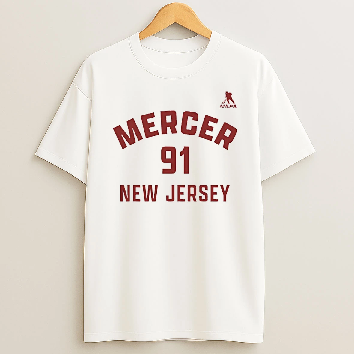Dawson Mercer 91 New Jersey Devils Nhl Player Number And Name T Shirt