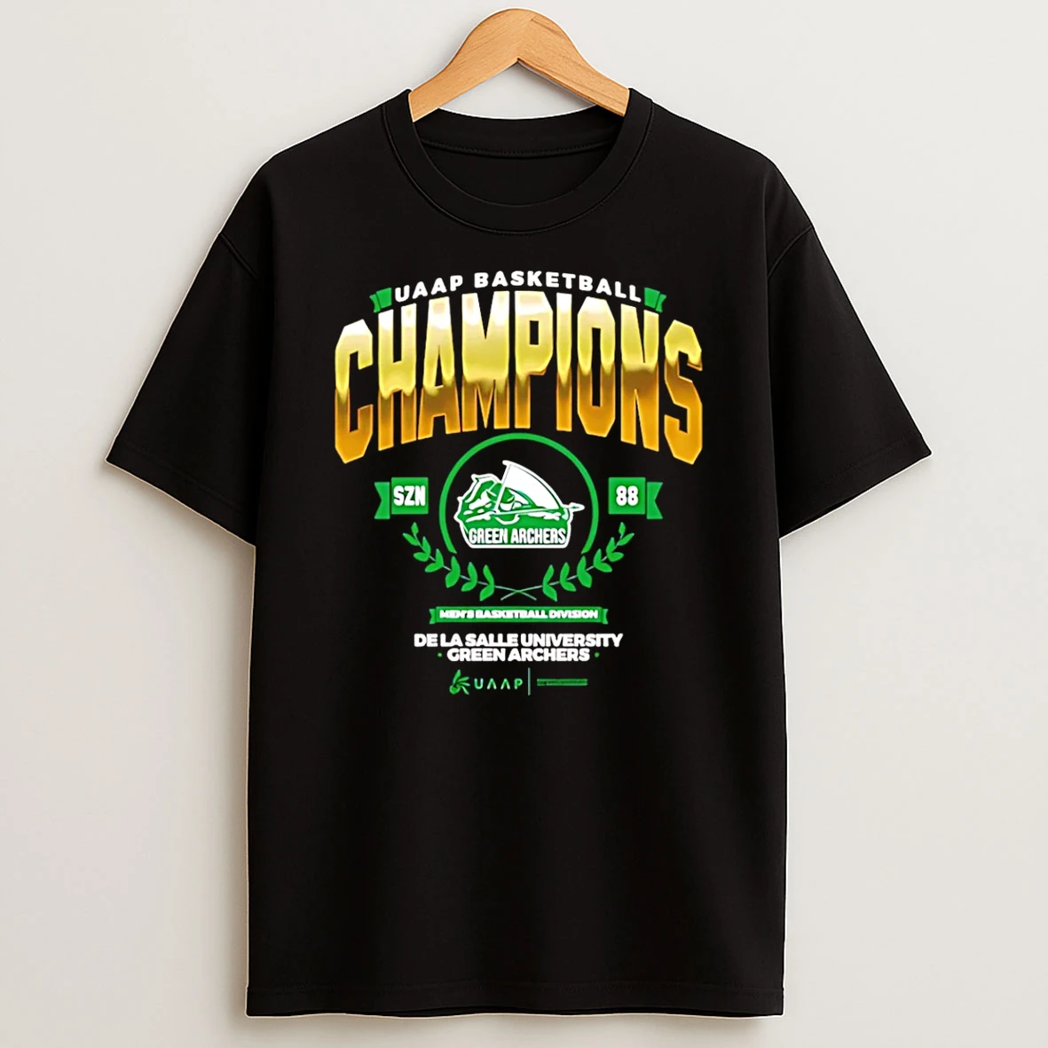 De La Salle Green Archers 2025 Uaap Basketball Champions T Shirt