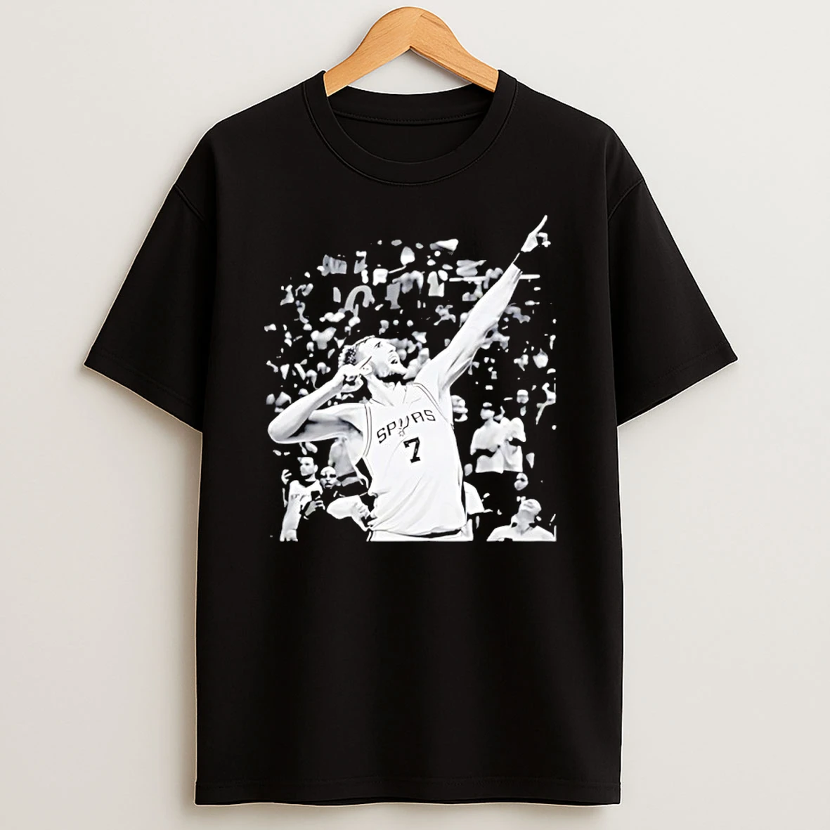 Deaaron Fox Luke Kornet Celly Spurs T Shirt