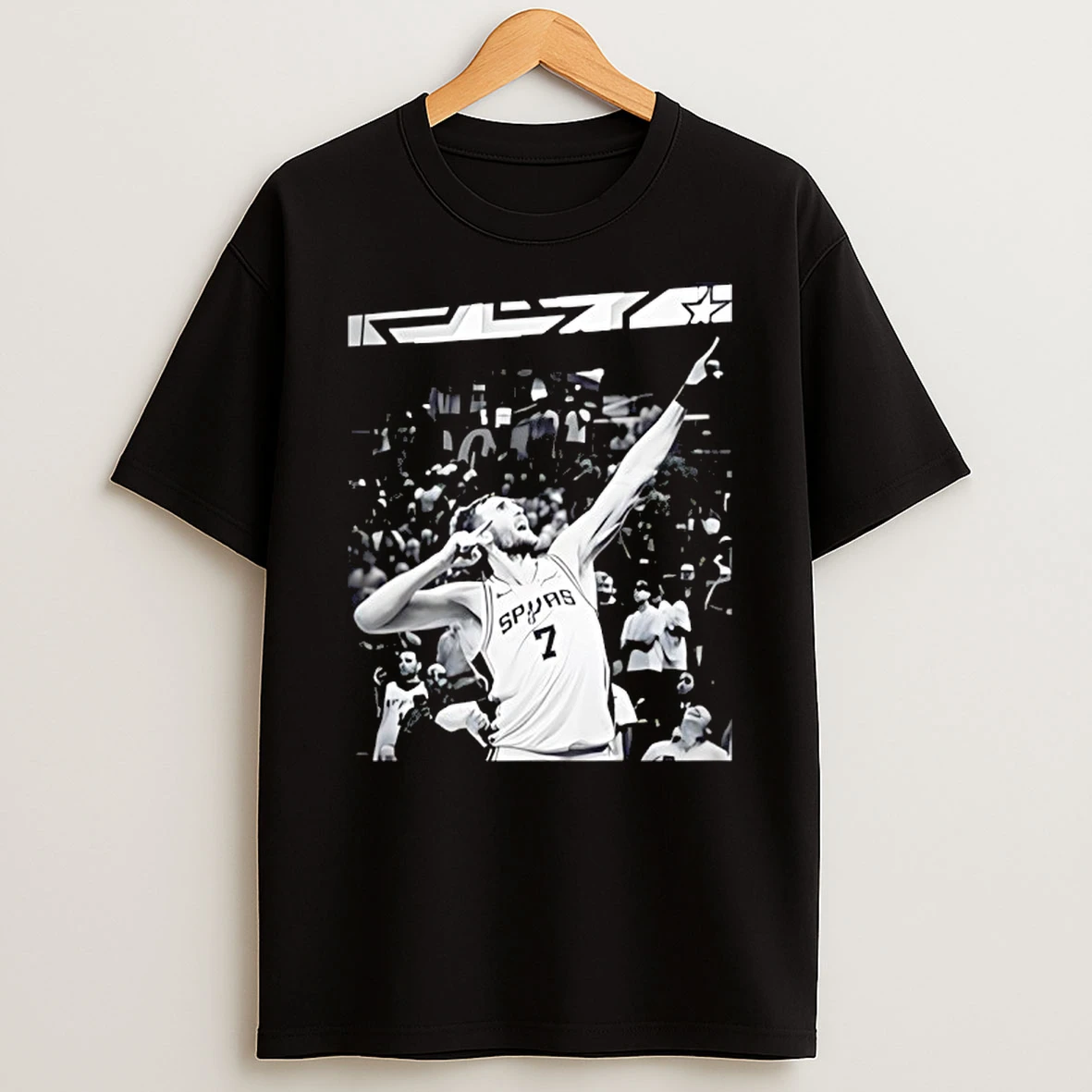 Deaaron Fox Wearing Luke Kornet T Shirt
