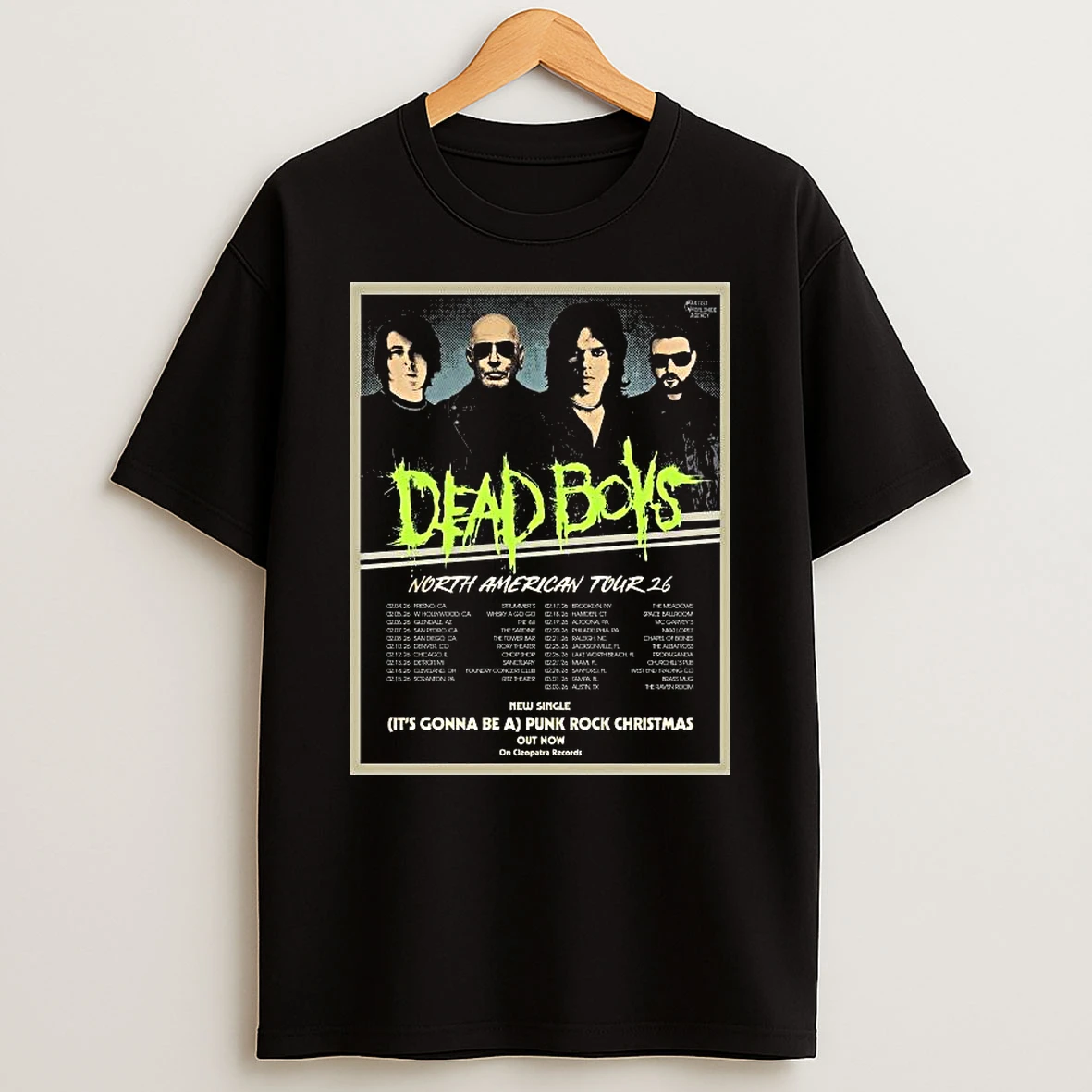 Dead Boys North American Tour 2026 T Shirt