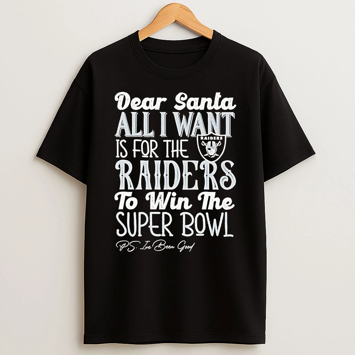 Dead Santa All I Want Is For The Las Vegas Raiders To Win The Championship T Shirt