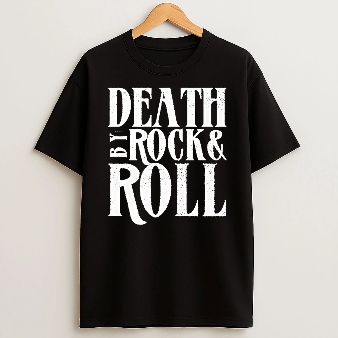 Death By Rock Roll New T Shirt