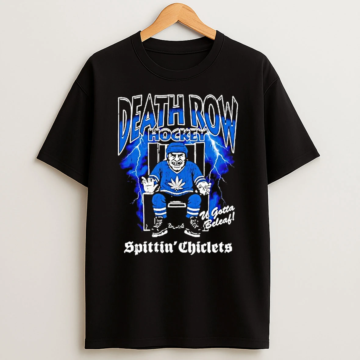 Death Row Hockey X Spittin Chiclets T Shirt