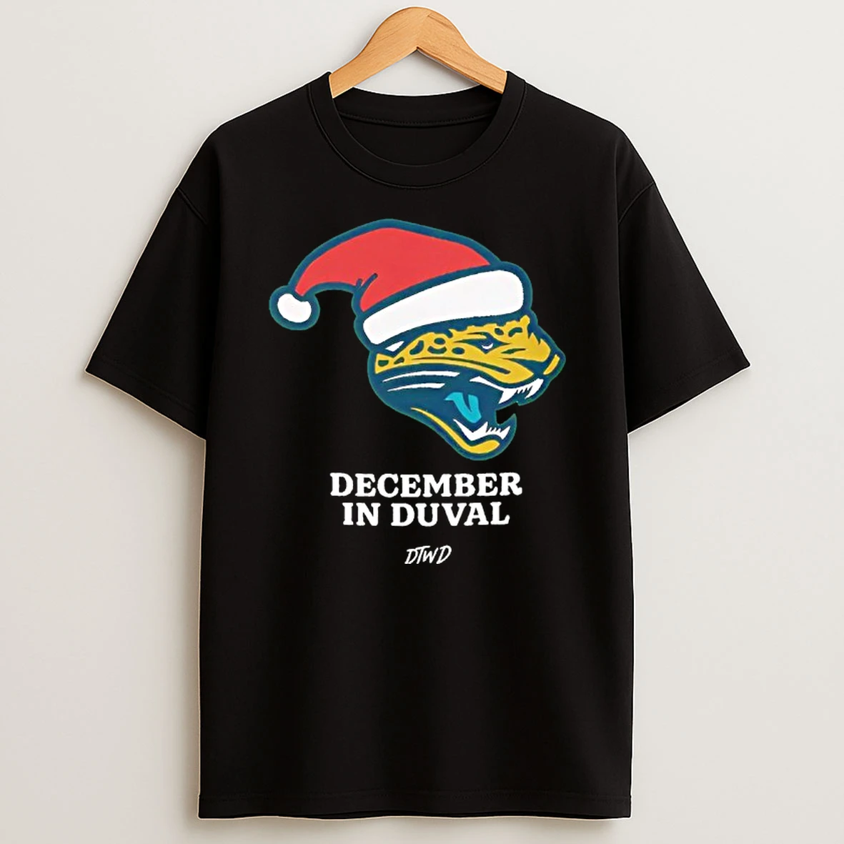 December In Duval Diwd Jacksonville Jaguars Custom Christmas T Shirt