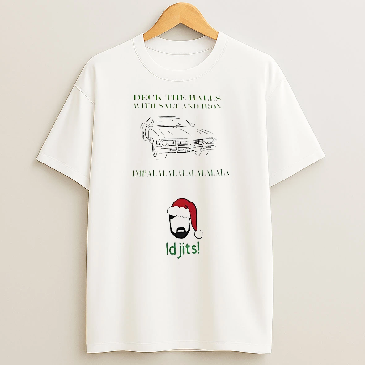 Deck The Halls With Salt And Iron Impalalalala T Shirt