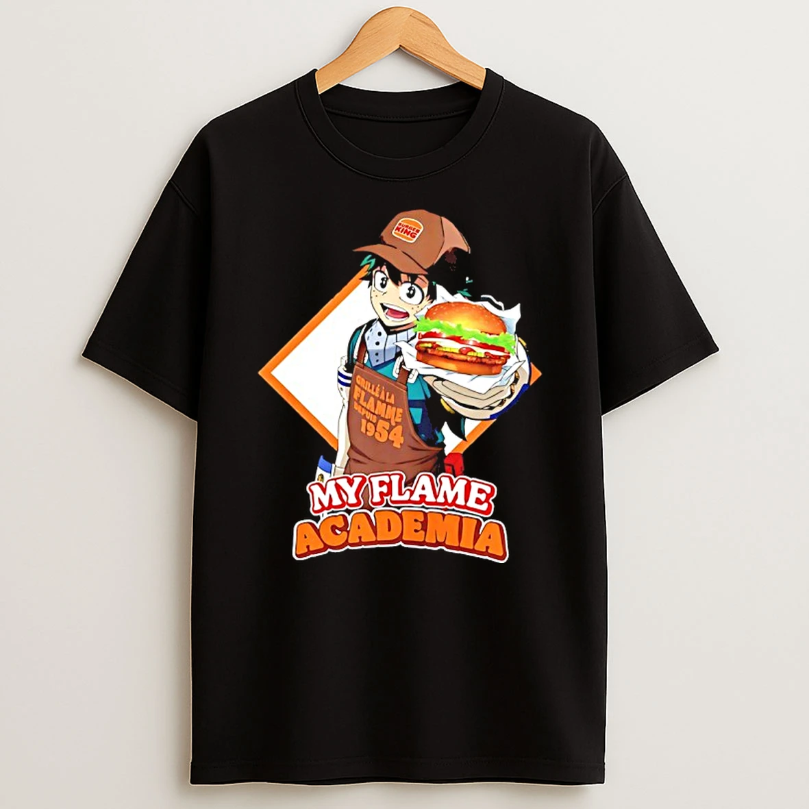 Deku Burger King My Flame Academia T Shirt