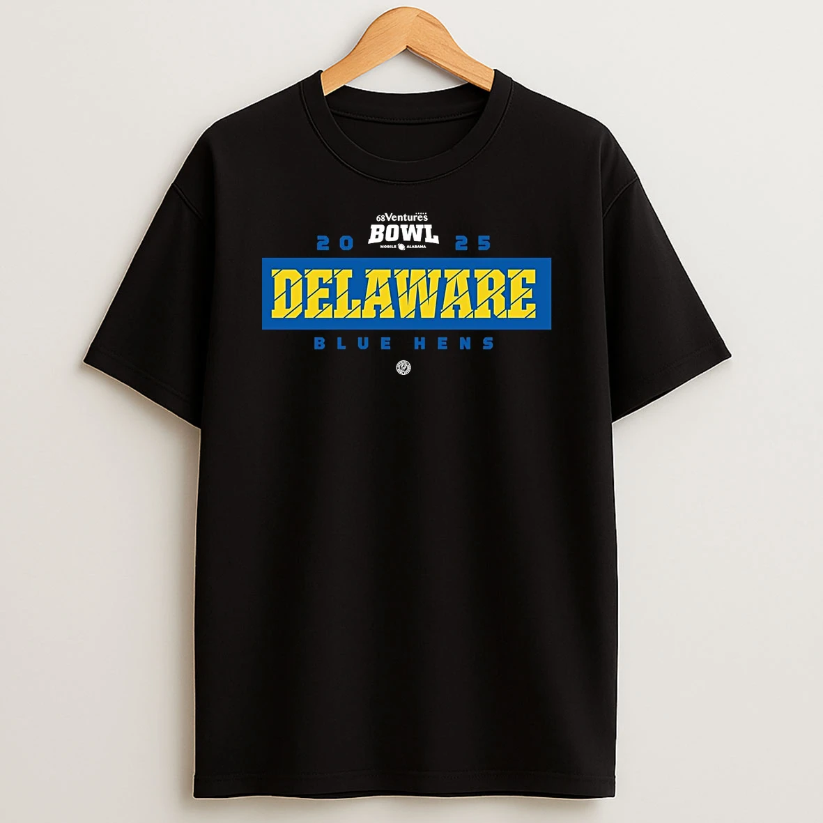 Delaware Blue Hens 2025 68 Ventures Bowl T Shirt