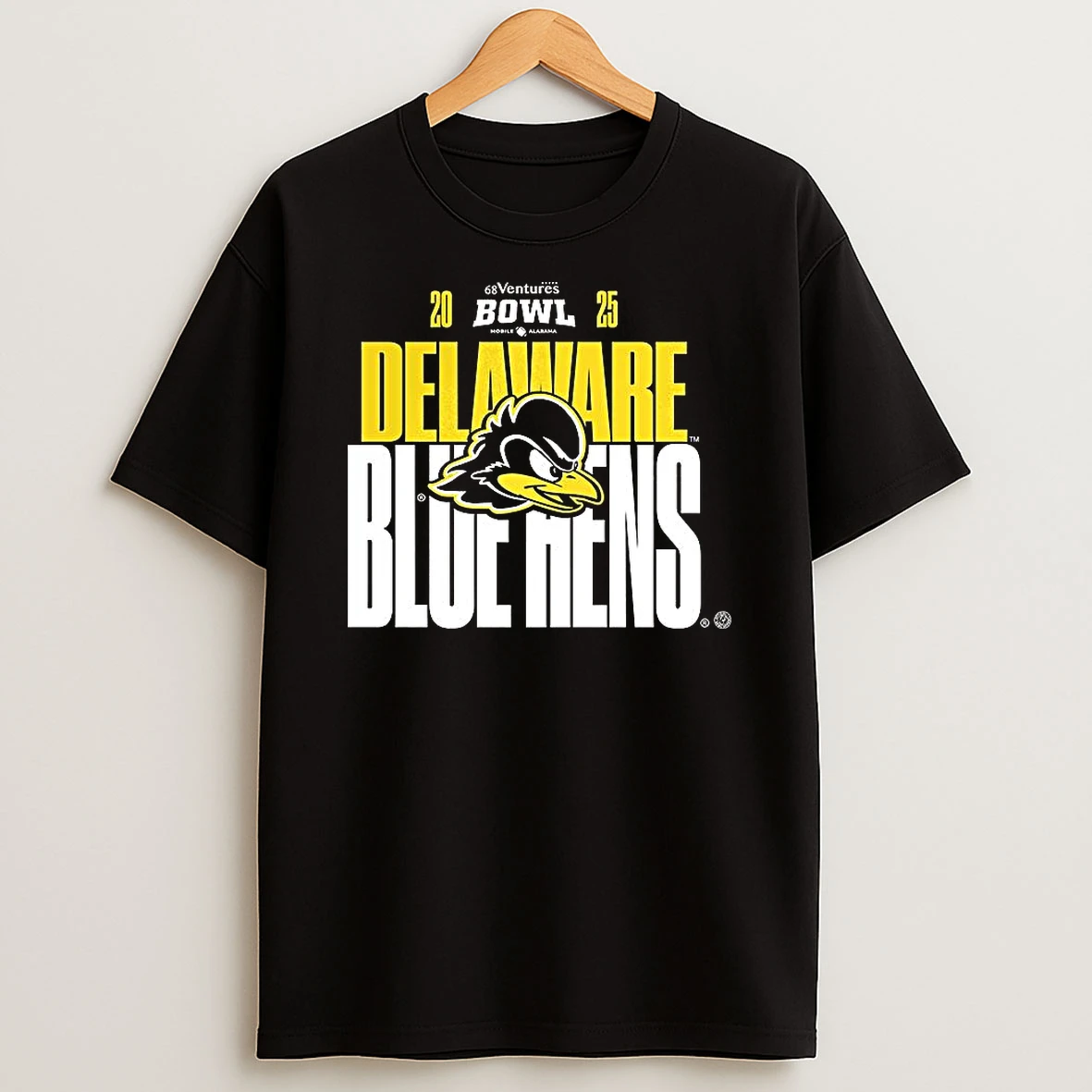 Delaware Fightin Blue Hens 68 Ventures Bowl 2025 T Shirt