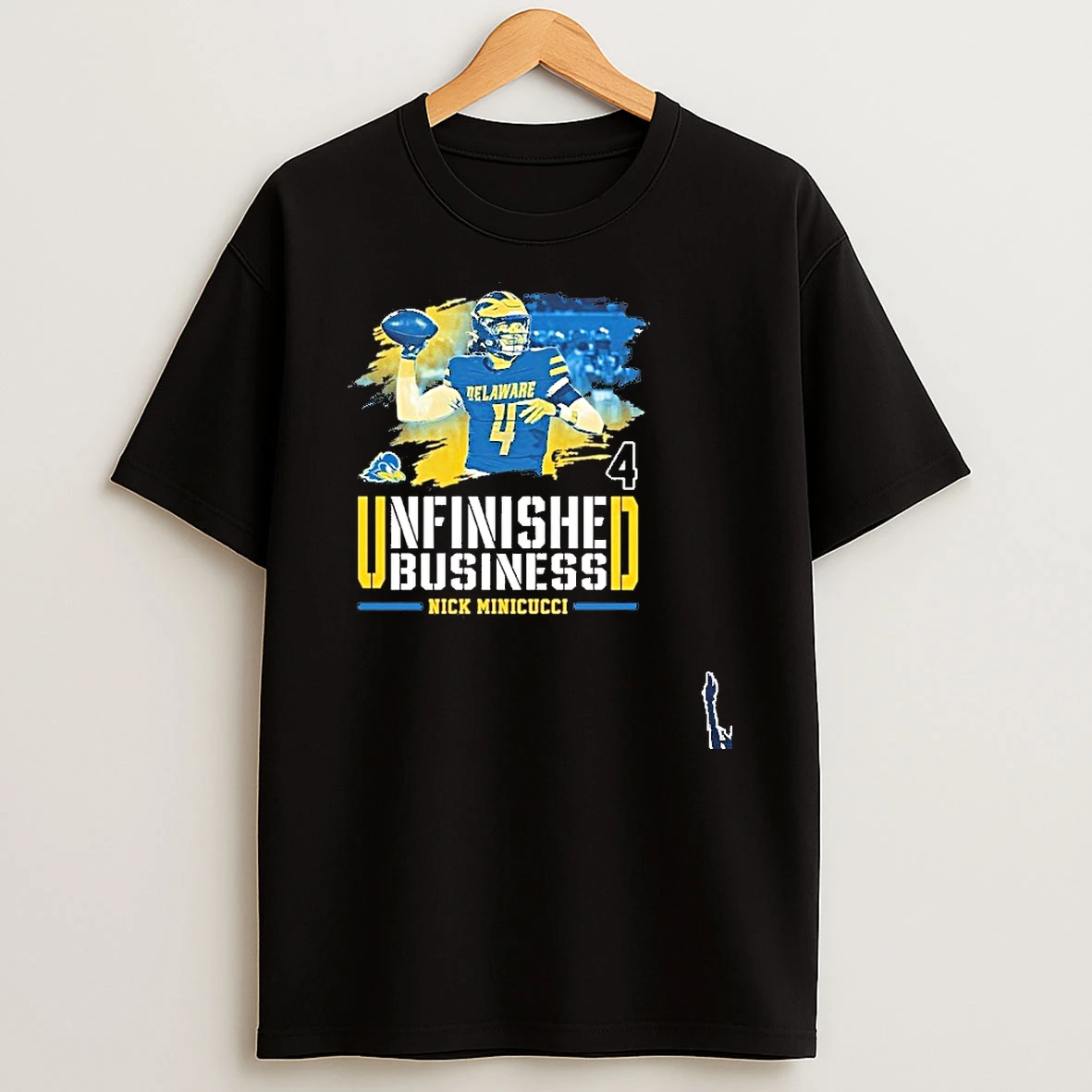 Delaware Nick Minicucci Unfinished Business T Shirt