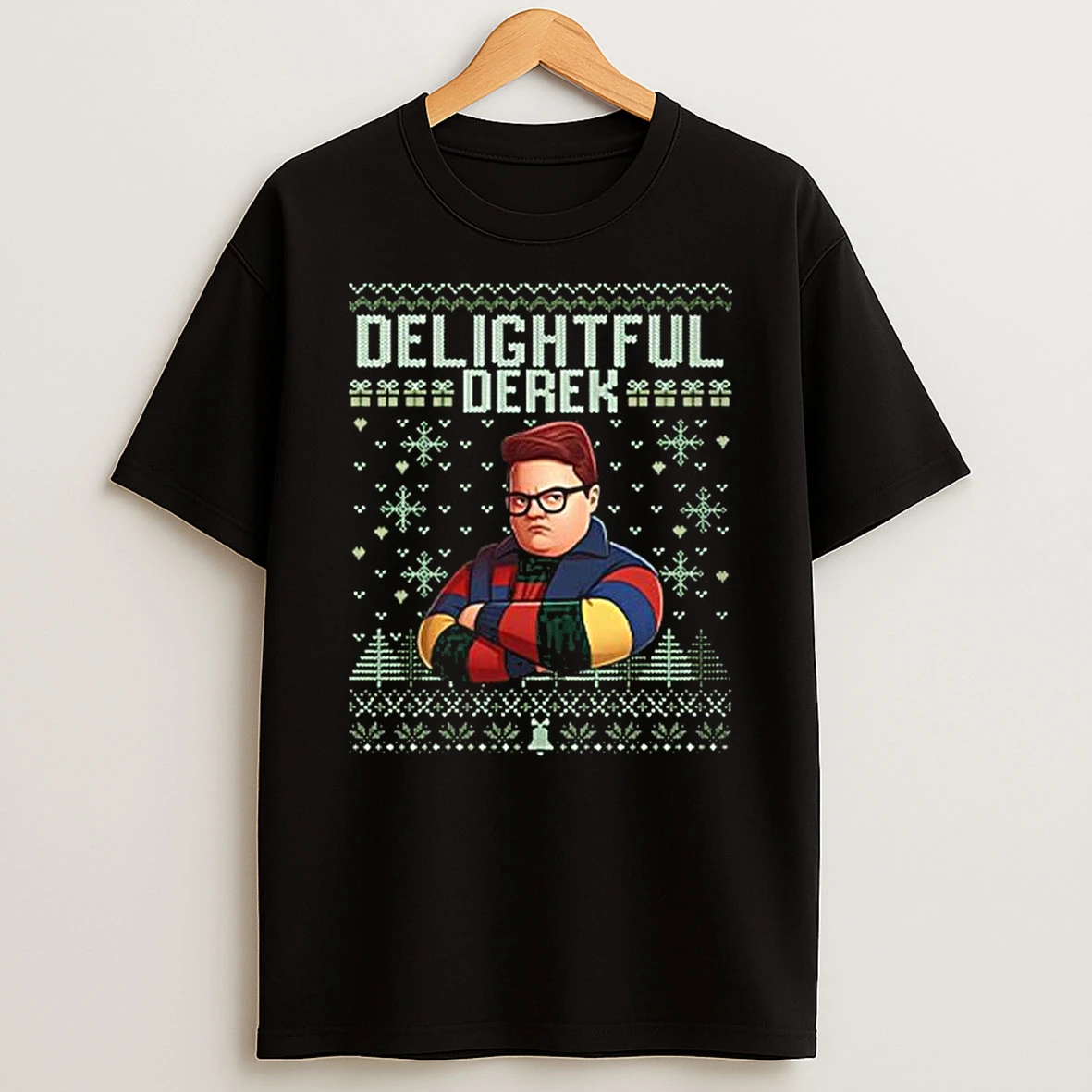 Delightful Derek Christmas T Shirt