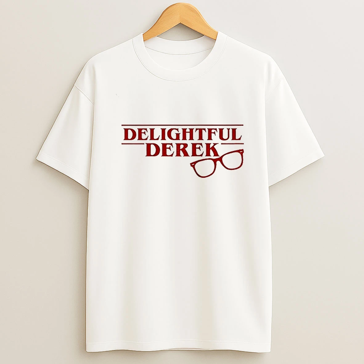 Delightful Derek Sunglasses Horror Movie Stranger Things T Shirt