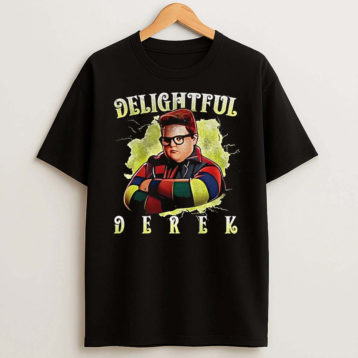 Delightful Derek Winter Graphic Stranger Things 5 T Shirt