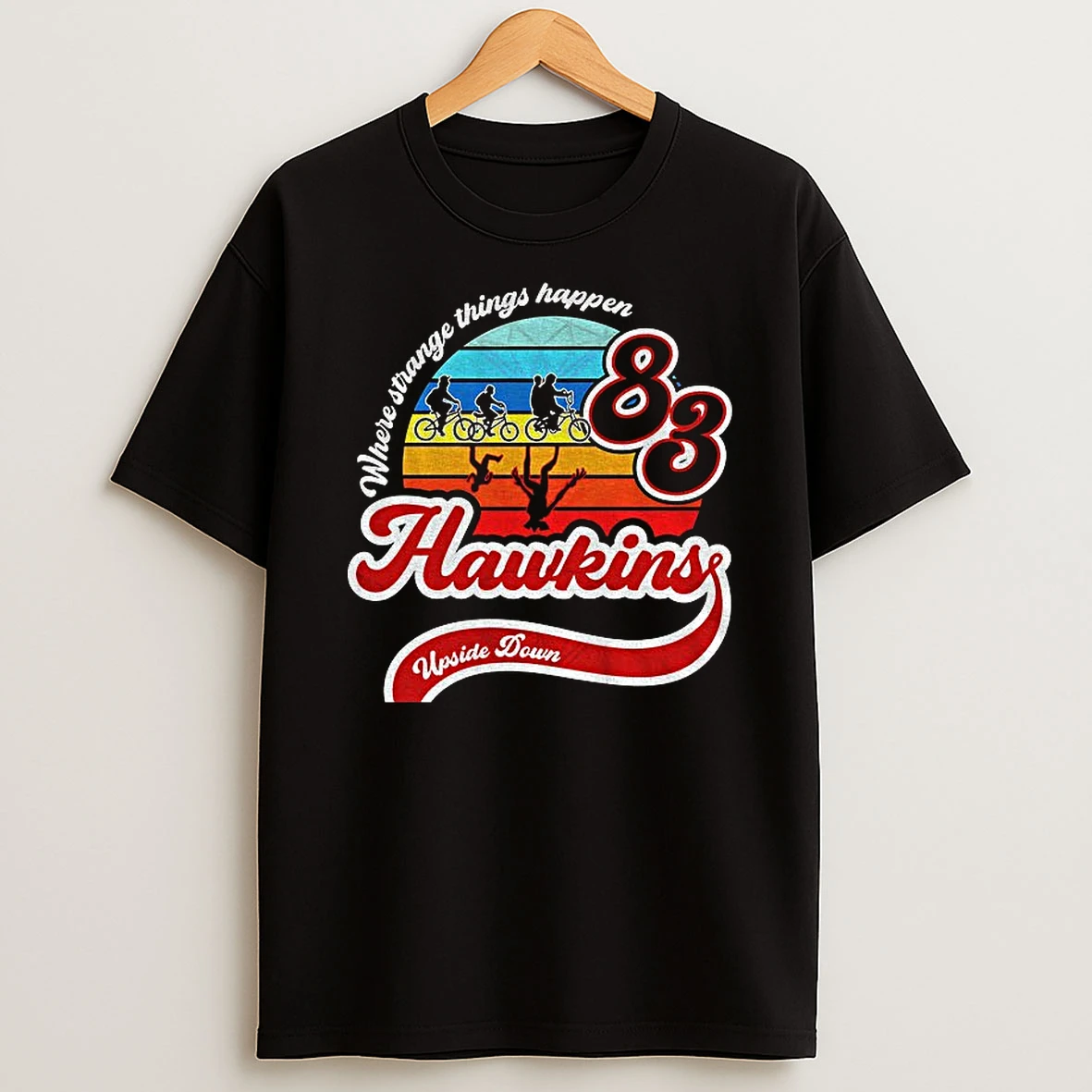 Demogorgon Stranger Things Hawkins 1983 Where Strange Things Happen T Shirt