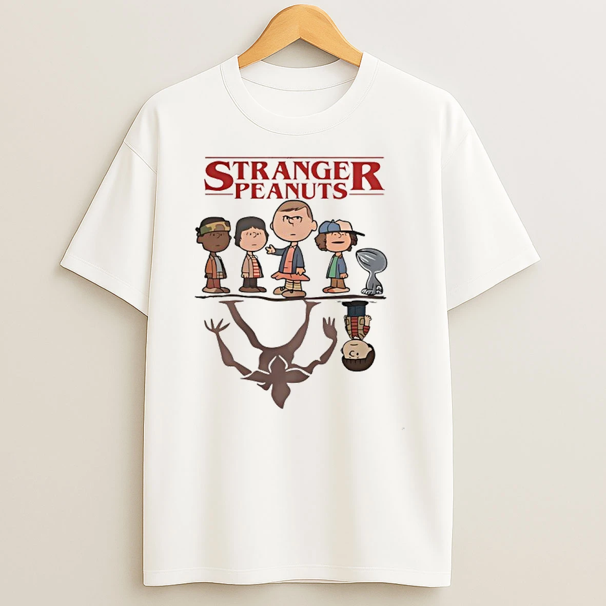 Demogorgon Devil Stranger Things X Peanuts T Shirt