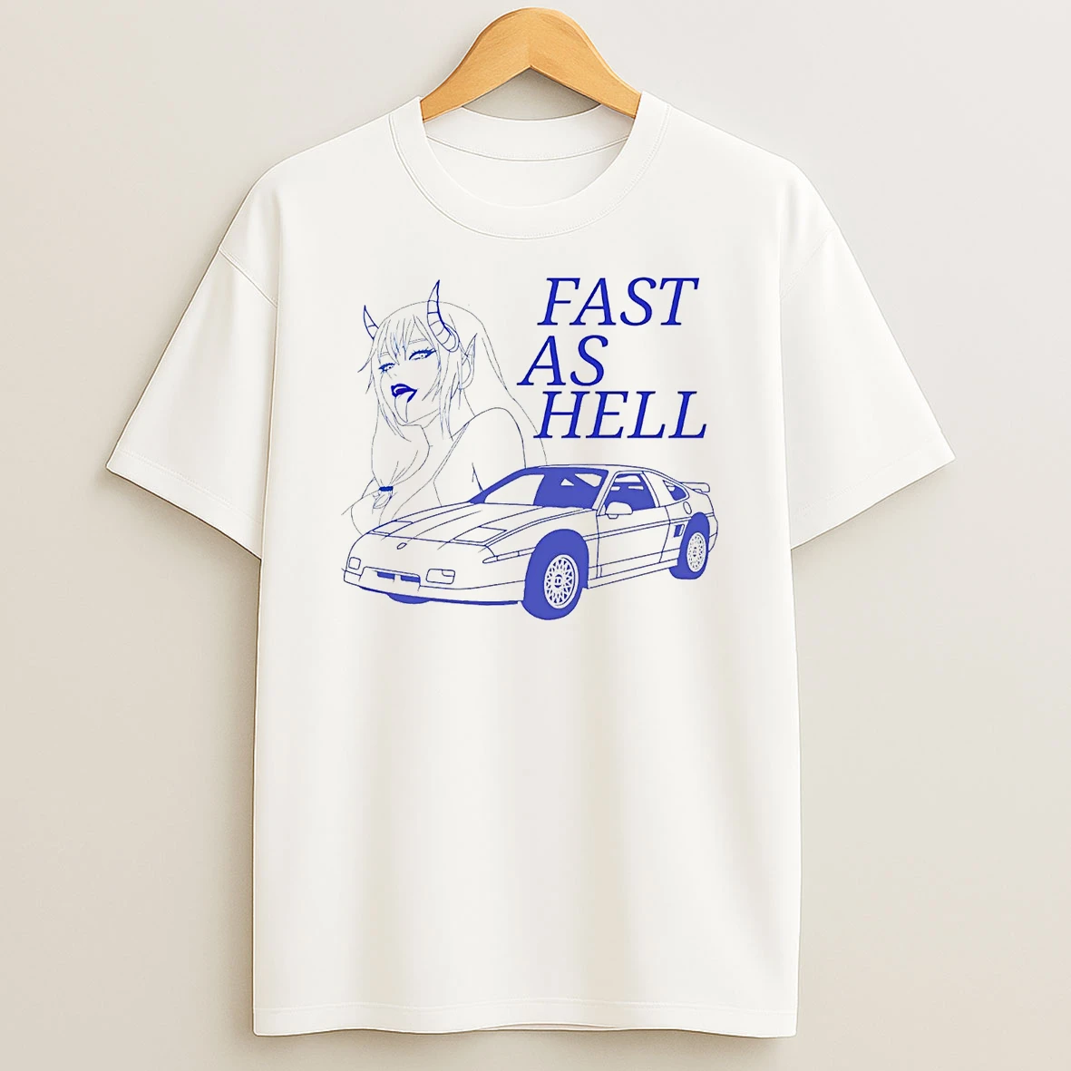 Demon Anime Fast As Hell T Shirt