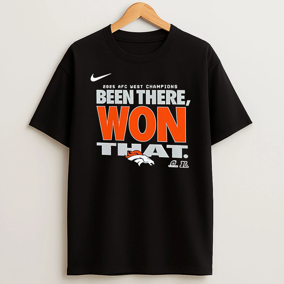 Denver Broncos 2025 Afc West Division Champions Locker Room T Shirt