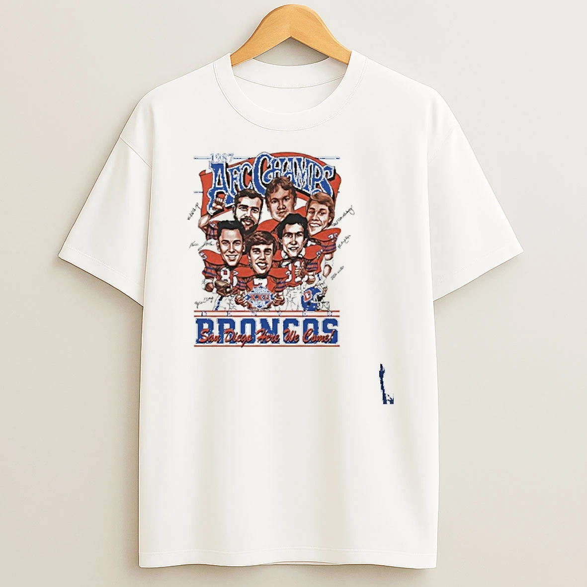 Denver Broncos Afc Champs 1987 T Shirt