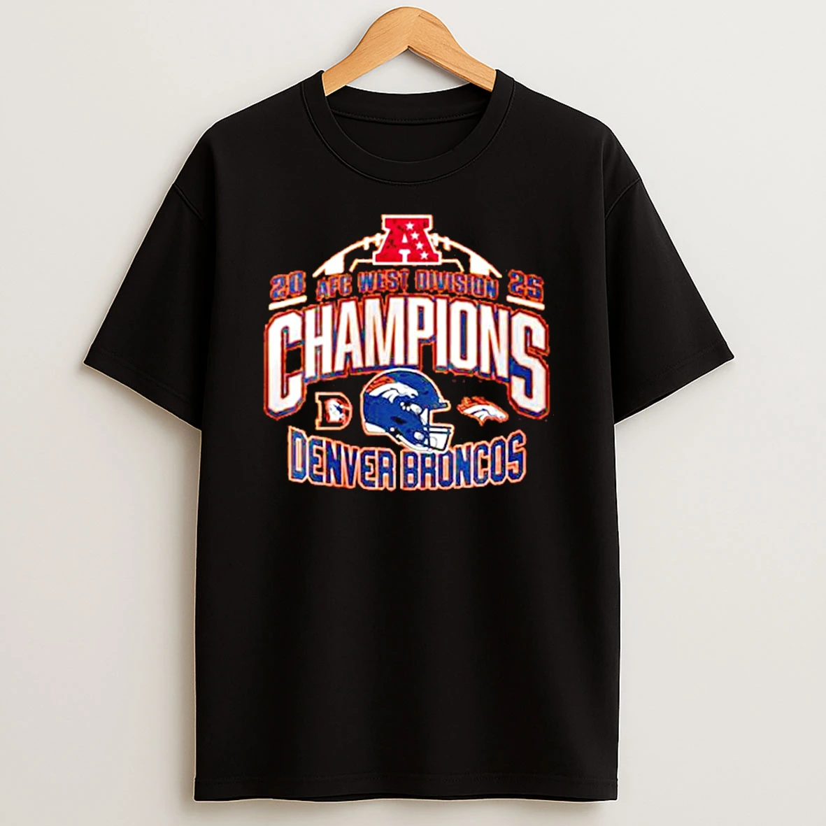 Denver Broncos Afc West Champions 2025 T Shirt