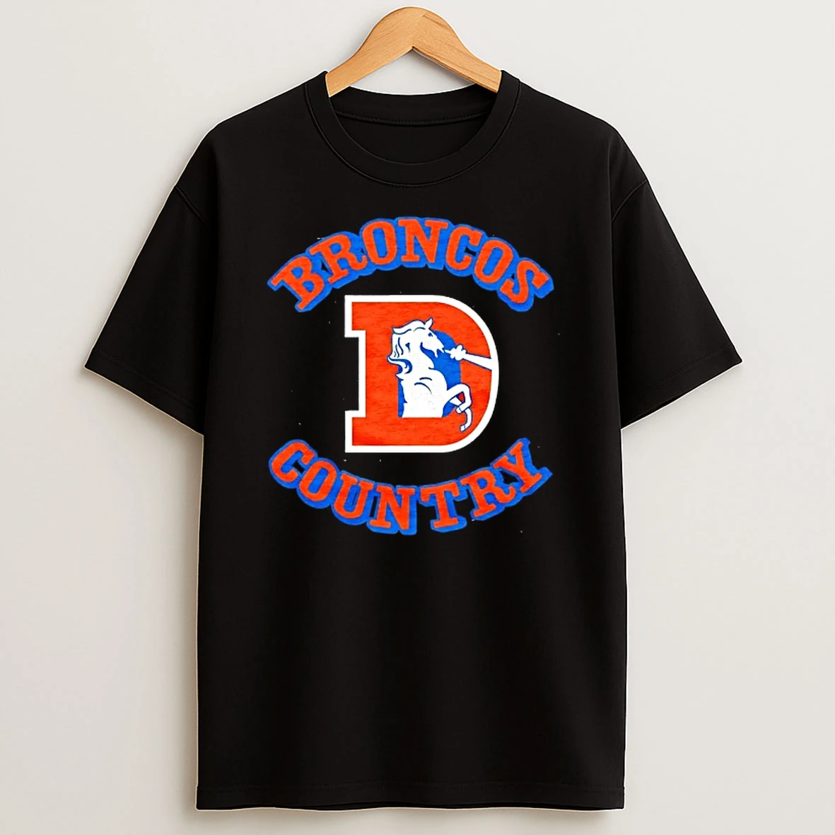 Denver Broncos Football Country Logo T Shirt