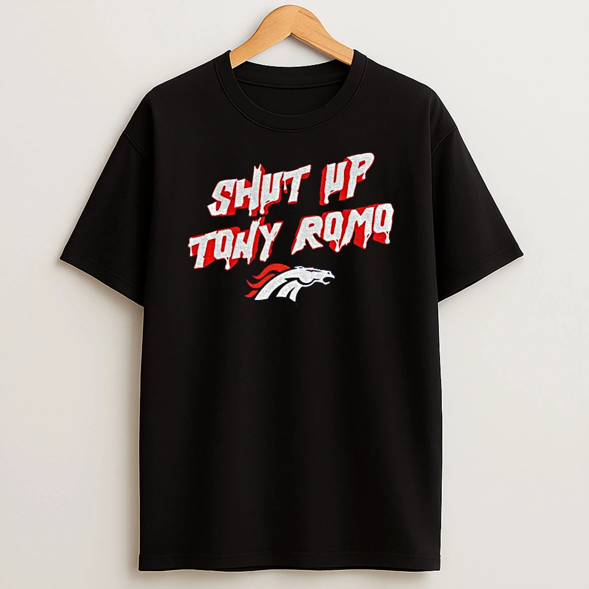 Denver Broncos Football Shut Up Tony Romo Nfl 2025 T Shirt