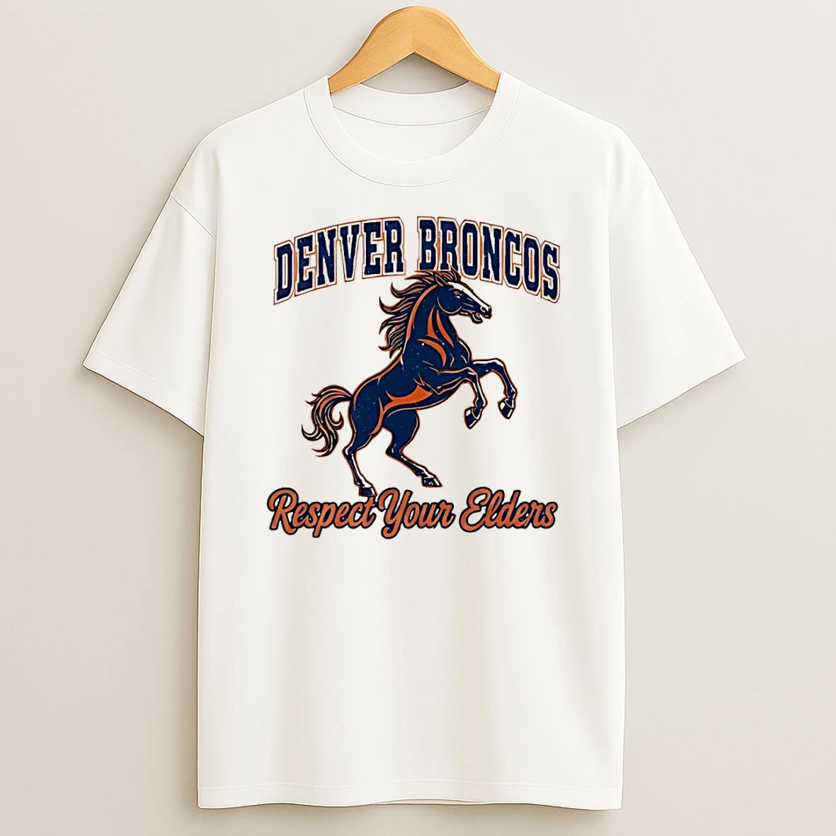 Denver Broncos Respect Your Elders T Shirt